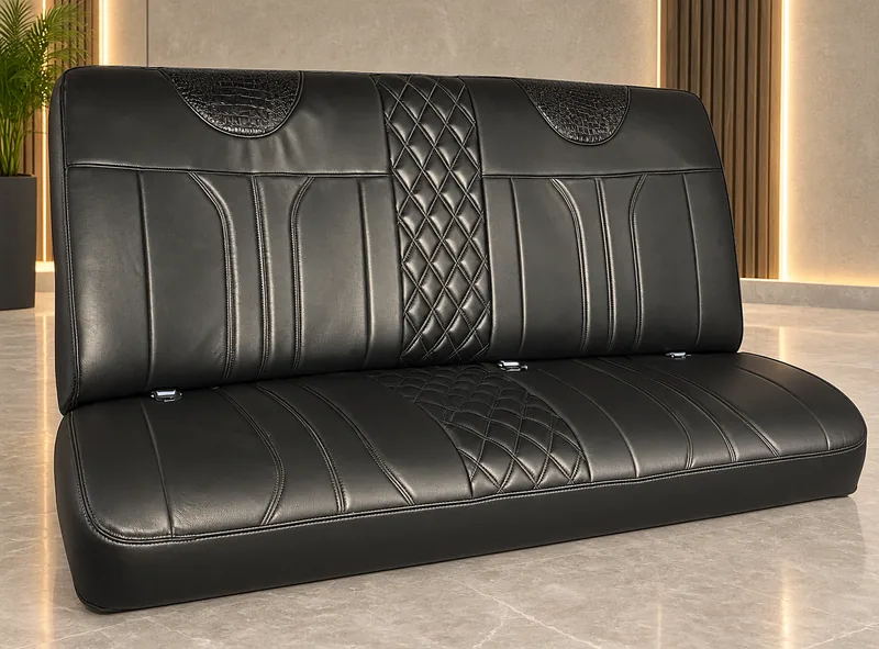 Diamond-stitch bench